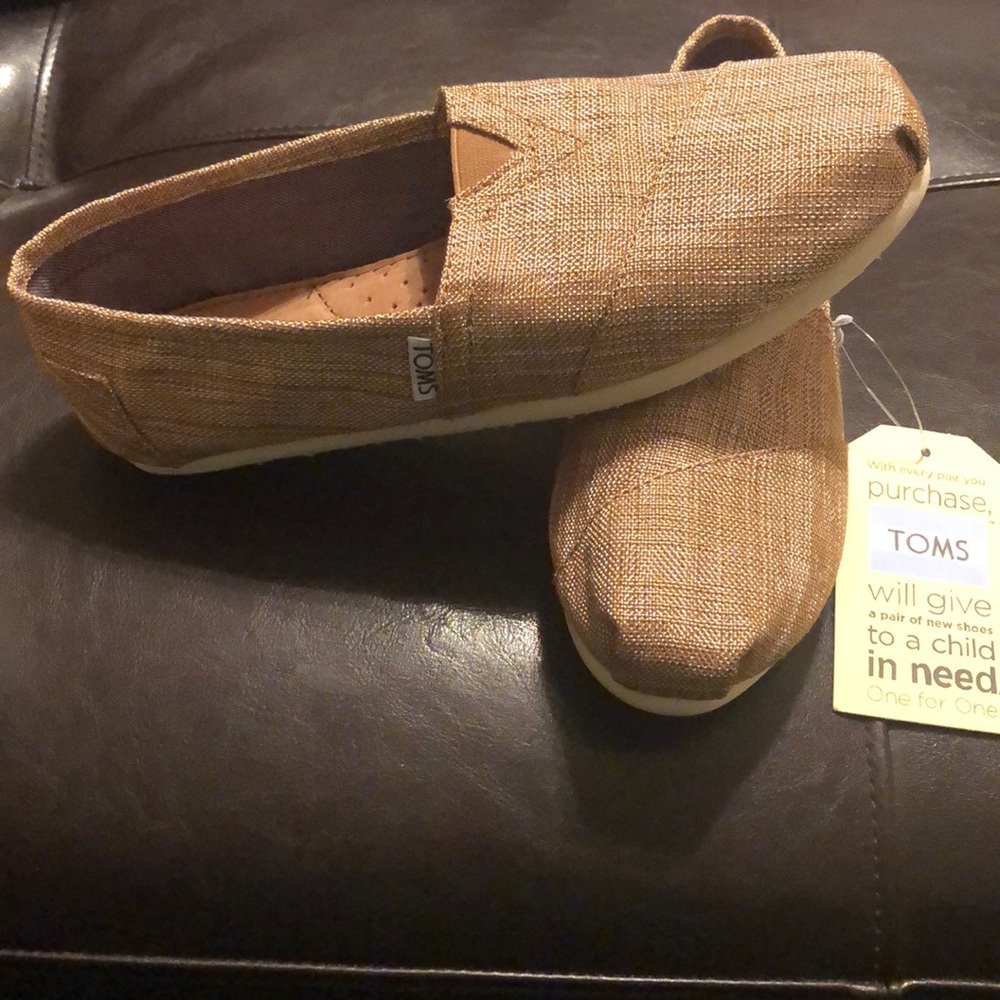 Metallic burlap TOMS - Picture 3 of 4